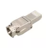 Extralink Ficha RJ45 CAT6A sem ferramentas – Ficha Ethernet UTP 8P8C dourada 10Gbps