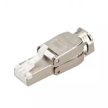 Extralink Ficha RJ45 CAT6A sem ferramentas – Ficha Ethernet UTP 8P8C dourada 10Gbps