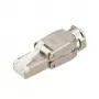 Extralink Ficha RJ45 CAT6A sem ferramentas – Ficha Ethernet UTP 8P8C dourada 10Gbps
