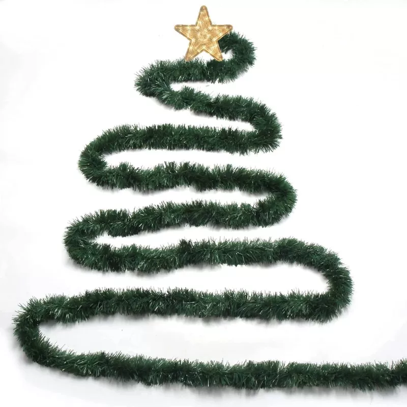 Fio de Natal Extralink, corrente decorativa 5m - fita LED alimentada por USB, branco quente, para interior