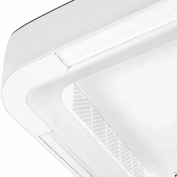 Extralink Cube Air 23 ventoinha de teto Smart WiFi com luz, branca, 59 cm, controlo por app