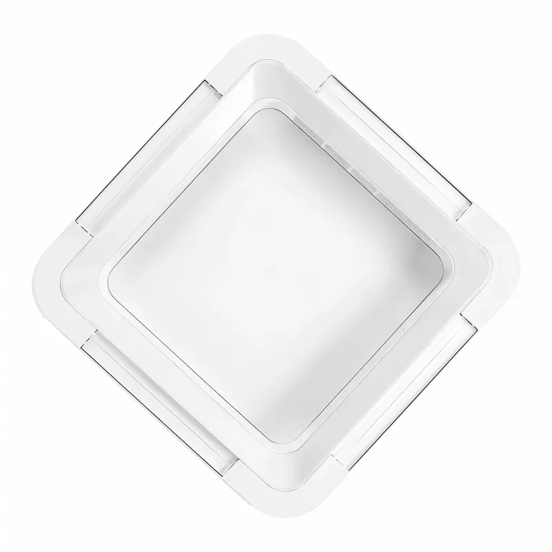 Extralink Cube Air 23 ventoinha de teto Smart WiFi com luz, branca, 59 cm, controlo por app