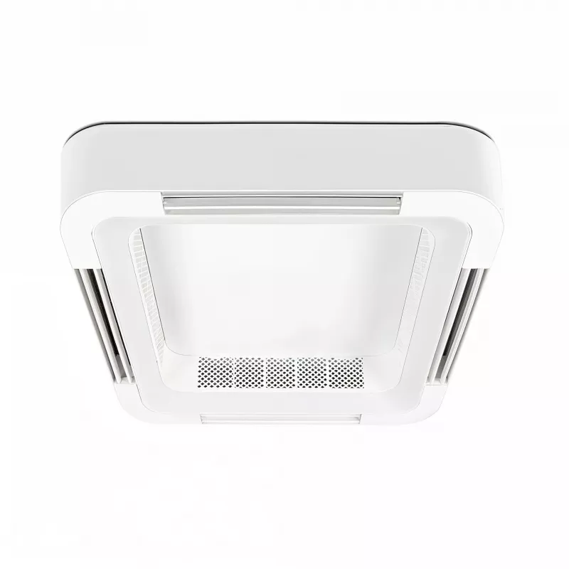 Extralink Cube Air 23 ventoinha de teto Smart WiFi com luz, branca, 59 cm, controlo por app