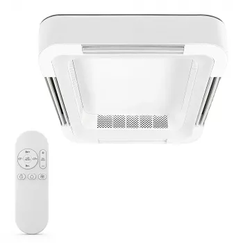 Extralink Cube Air 23 ventoinha de teto Smart WiFi com luz, branca, 59 cm, controlo por app