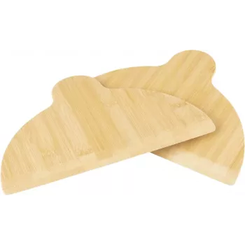 EXTRALINK HOME pá de pizza em bambu – 2 unid., conjunto de pás de pizza natural resistente ao calor
