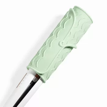 EXTRALINK HOME Tapete de Silicone Resistente ao Calor para Ferro de Alisar, 22x16 cm, Verde