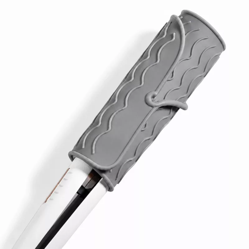 EXTRALINK HOME Tapete de Silicone Resistente ao Calor para Ferro de Alisar e Modelador de Caracóis, 22x16 cm, Cinzento