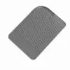 EXTRALINK HOME Tapete de Silicone Resistente ao Calor para Ferro de Alisar e Modelador de Caracóis, 22x16 cm, Cinzento