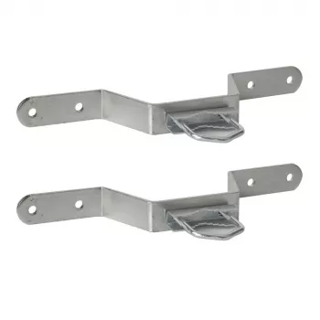 Extralink K75 Suporte de mastro, 75 mm, com abraçadeiras M8, aço, galvanizado