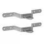 Extralink K75 Suporte de mastro, 75 mm, com abraçadeiras M8, aço, galvanizado