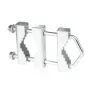 Extralink conector de mastro M8 montagem aço galvanizado