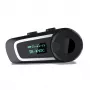 Intercomunicador para motociclo Extralink para 6 condutores, Bluetooth 5.1, voz em polaco, supressão de ruído
