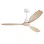 Extralink Nature Pure 52 Ventilador de teto inteligente WiFi, 132 cm, pás de madeira, controlo por app