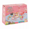 EXTRALINK TOYS Conjunto de brincar de cortar bolo de aniversário - brinquedo de cozinha de role-play com 37 peças para crianças a partir de 3 anos