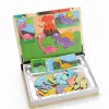 EXTRALINK TOYS Livro de quebra-cabeças magnético 64 peças dinossauros