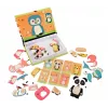 Livro de puzzles magnético EXTRALINK TOYS Animals 68 peças