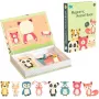 Livro de puzzles magnético EXTRALINK TOYS Animals 68 peças
