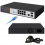 Extralink VICTOR switch gerido 8 portas Gigabit PoE+ com 2 SFP, orçamento 150W, L2+