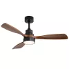 Extralink Walnut Dark 48 Ventoinha de teto inteligente WiFi, Nogueira escura, 122 cm, controlo por app