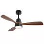 Extralink Walnut Dark 48 Ventoinha de teto inteligente WiFi, Nogueira escura, 122 cm, controlo por app