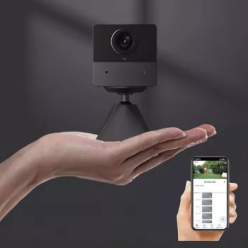 Câmara de vigilância com bateria EZVIZ CB2 2K+ 3MP 4G LTE com visão noturna a cores, IP65, deteção PIR, áudio bidirecional, microSD até 512 GB