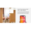 Kit de sensores EZVIZ CS-B1 para casa – gateway Zigbee 3.0, detetor de movimento PIR e sensor de contacto, Wi-Fi, sirene de 90 dB, branco