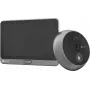 Ezviz CS-CP4 2MP visor digital Wi-Fi para porta com ecrã de 4,3 polegadas, prateado