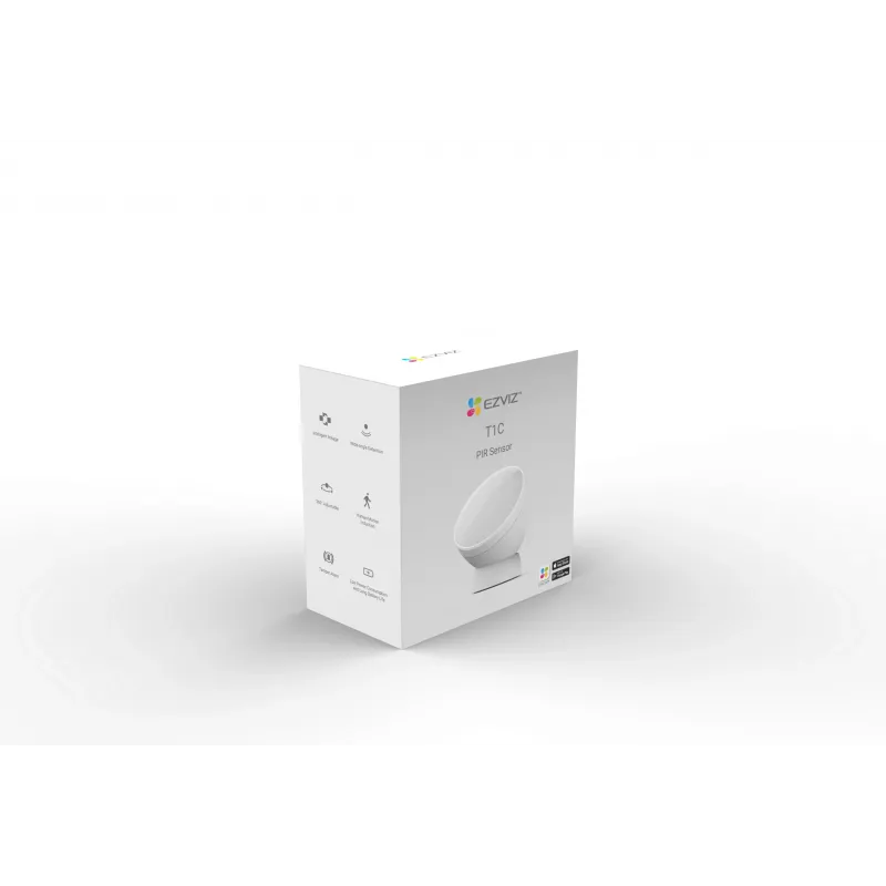 EZVIZ CS-T1C sensor de movimento PIR sem fios, Zigbee 3.0, alcance 12m, branco