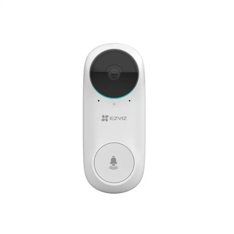 EZVIZ DB2C campainha de vídeo sem fios 1080p Full HD, campo de visão de 160°, visão noturna, áudio bidirecional, IP65, a bateria, funciona com Alexa/Google Assistant
