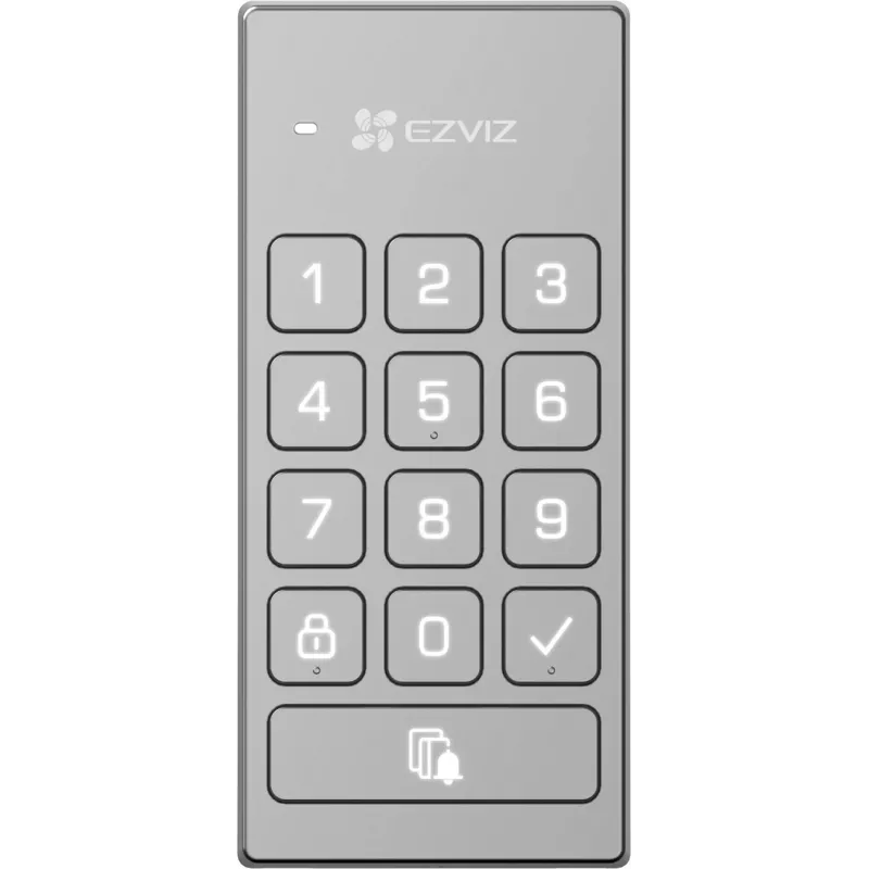 EZVIZ DL01/DL01CP Fechadura Inteligente com Teclado – Impressão Digital, Código de Acesso, RFID, Controlo por App, Wi-Fi/Bluetooth, Preto