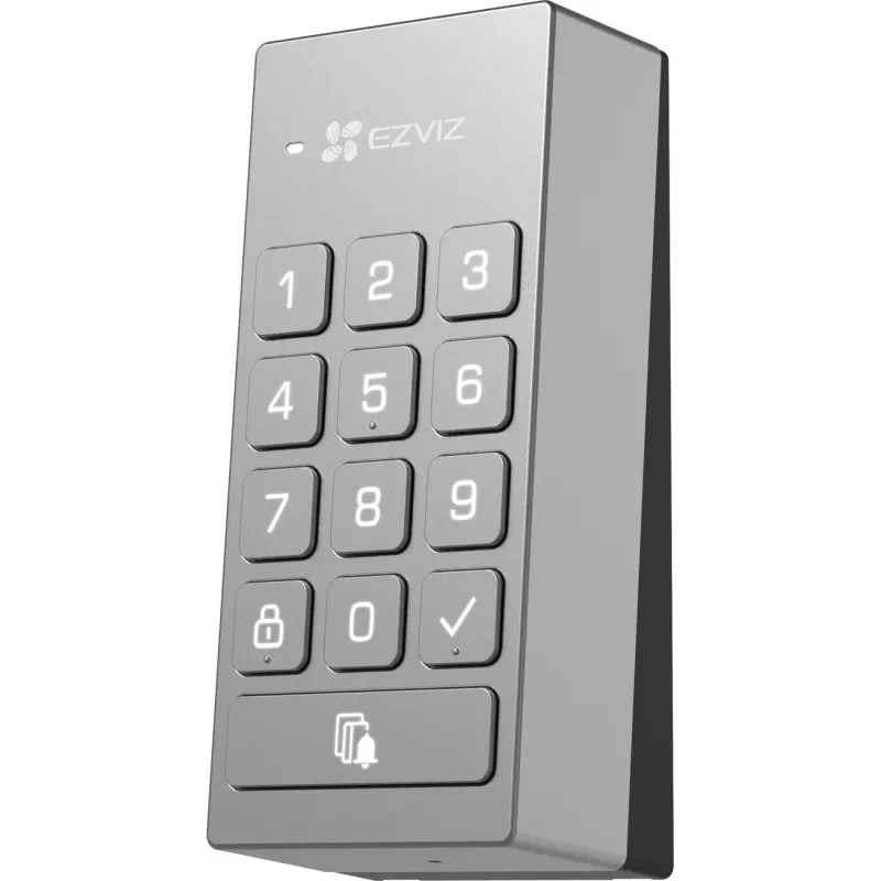 EZVIZ DL01/DL01CP Fechadura Inteligente com Teclado – Impressão Digital, Código de Acesso, RFID, Controlo por App, Wi-Fi/Bluetooth, Preto