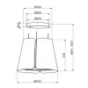Exaustor Faber Beat Titanium Matt F45, 45 cm, 630 m³/h, LED