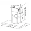 Exaustor de parede Faber Stilo Comfort BK Matt A90 90cm, preto mate, 670m³/h