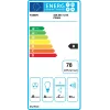 Faber Stilo Glass Smart A90 exaustor de parede, 90 cm, 690 m³/h, classe energética B, LED, preto/aço inoxidável