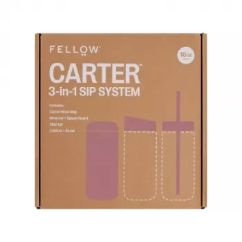 Fellow Carter Move Mug 3-in-1 473 ml copo térmico com 3 tampas Powder Pink