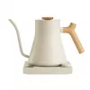 Fellow Stagg EKG PRO Chaleira elétrica pour-over 900ml bege sésamo com cabo de madeira