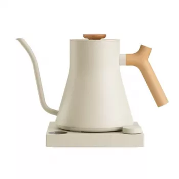 Fellow Stagg EKG PRO Chaleira elétrica pour-over 900ml bege sésamo com cabo de madeira