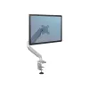 Suporte para monitor Fellowes Platinum Series - Braço ajustável - Alumínio - Prateado - Tamanho de ecrã até 68,6 cm (27 polegadas)