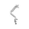 Suporte para monitor Fellowes Platinum Series - Braço ajustável - Alumínio - Prateado - Tamanho de ecrã até 68,6 cm (27 polegadas)