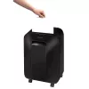 Destruidora de papel Fellowes Powershred LX201 Micro-Cut, preta, 10 folhas, segurança P-5, depósito 22L