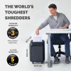Destruidora de papel Fellowes Powershred LX210 Micro-Cut, 15 folhas, 23 litros, preta