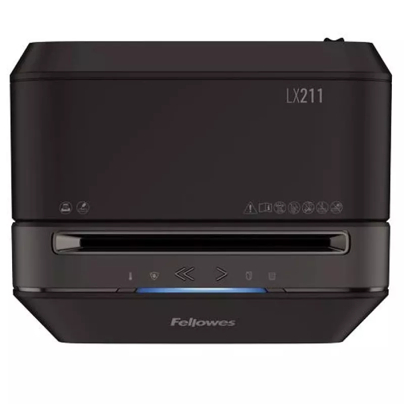 Destruidora de papel Fellowes Powershred LX211 Micro-Cut, preta, 15 folhas, 23 litros
