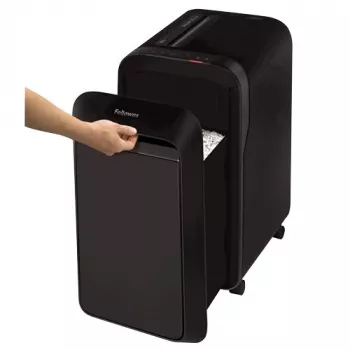 Fellowes Powershred LX221 destruidora de documentos de microcorte, 17 folhas, segurança P-5, depósito de 30L, preto 5050401