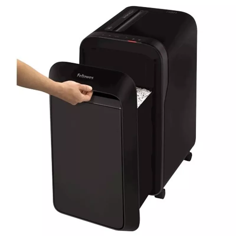 Fellowes Powershred LX221 destruidora de documentos de microcorte, 17 folhas, segurança P-5, depósito de 30L, preto 5050401