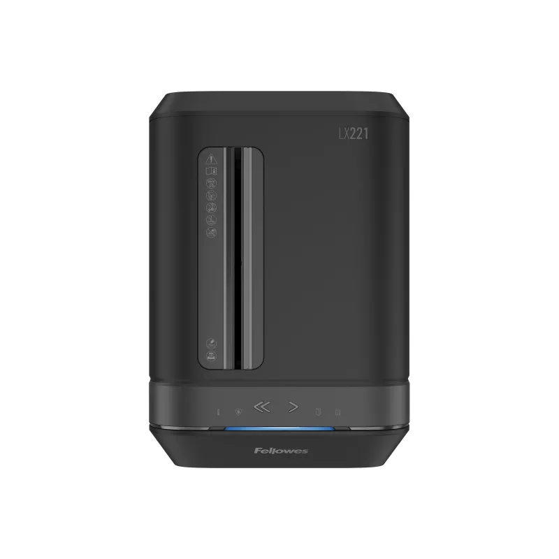 Fellowes Powershred LX221 destruidora de documentos de microcorte, 17 folhas, segurança P-5, depósito de 30L, preto 5050401