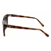 Ferragamo SF1027S-214 óculos de sol de mulher Havana acetato quadrado castanho degradê 55mm