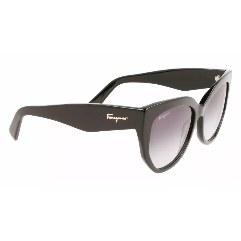 FERRAGAMO SF1061S-001 Óculos de sol de mulher preto cinzento 56/18/145 mm