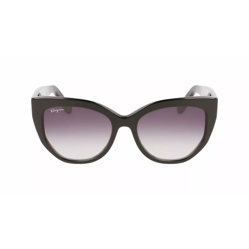 FERRAGAMO SF1061S-001 Óculos de sol de mulher preto cinzento 56/18/145 mm