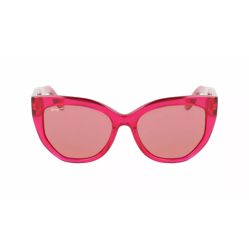 Óculos de sol cat-eye de mulher FERRAGAMO SF1061S-613 Havana castanho degradê 56/18/145 mm