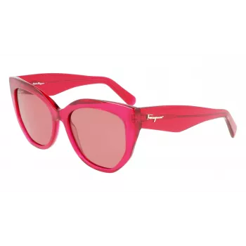 Óculos de sol cat-eye de mulher FERRAGAMO SF1061S-613 Havana castanho degradê 56/18/145 mm